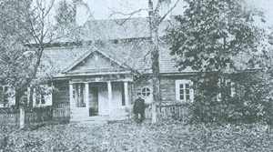 Dwór kościuszkowski w Mereczowszczyźnie po wyremontowaniu Fot. Z. Gloger, "Budownictwo Drzewne"