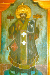 Turów, stara ikona w cerkwi pw. Wszystkich Świętych